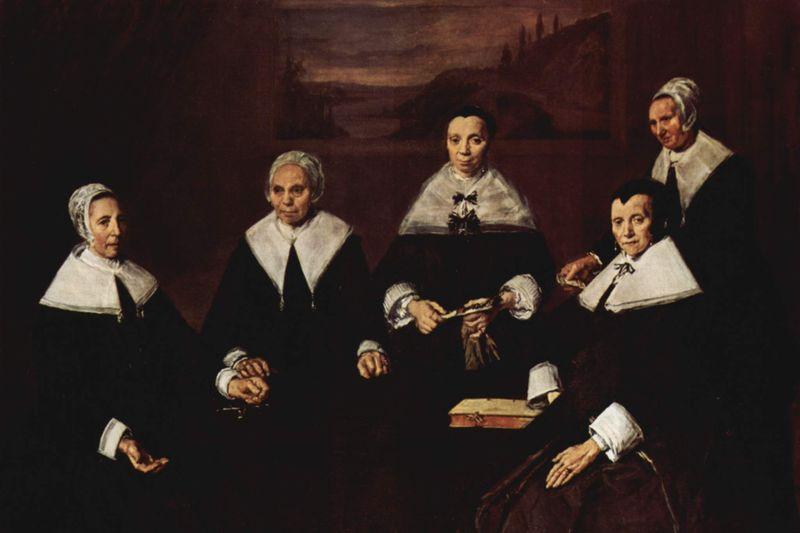 Frans Hals Gruppenportrat der Regentinnen des Altfrauenhospitzes in Haarlem Sweden oil painting art